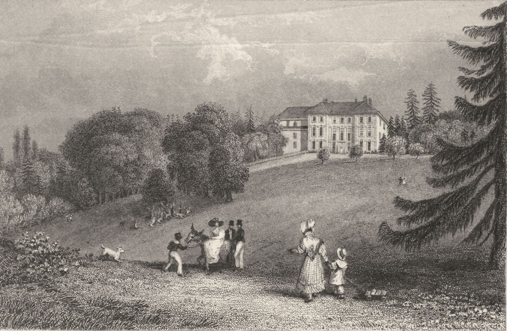 KENT. Wilderness. Allen 1833 old antique vintage print picture